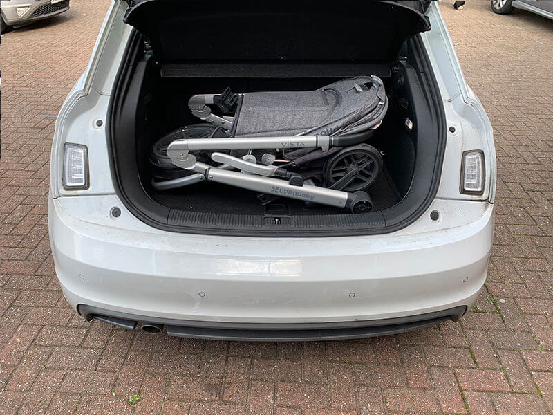 Audi A1 Pushchair Fitting - Uppababy Vista
