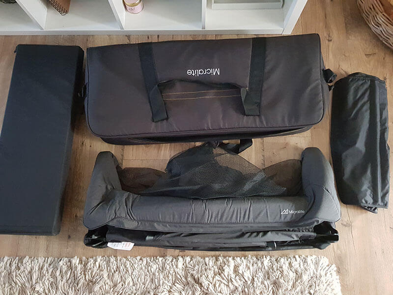 micralite travel cot bag