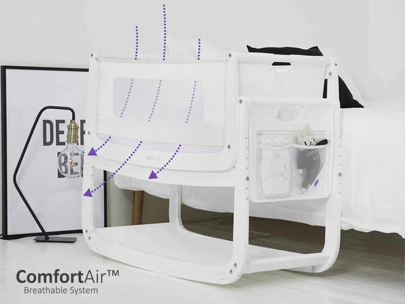 Safe sleep with Snuzpod 4 Winstanleys Pramworld