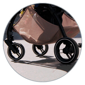Britax Römer RIO Stroller - wheels and supension