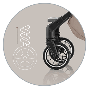 Britax Römer TIRA Stroller - canopy and suspension