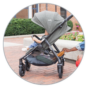 Joie MyDrift Stroller - streamlined yet spacious design