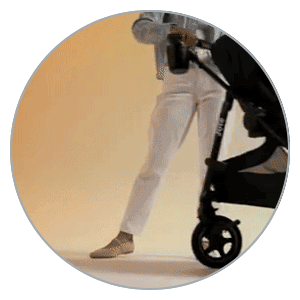 Joie Versadrift Stroller - all four wheels swivel 360