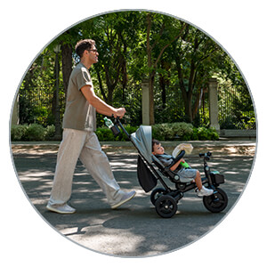 Kinderkraft Aveo 2 Plus Tricycle - comfort