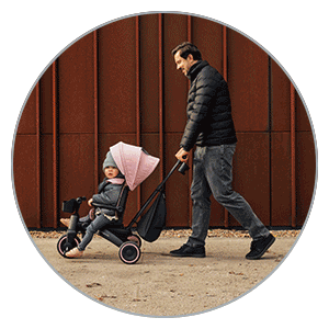 Kinderkraft Jazz 3 Tricycle - multifunctional design