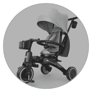 Kinderkraft Jazz 3 Tricycle - folding system