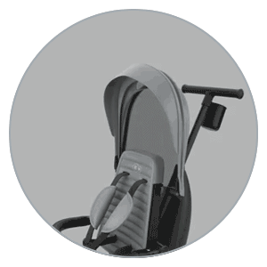 Kinderkraft Jazz 3 Tricycle - canopy and comfort