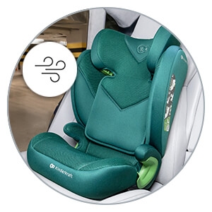Kinderkraft JUNIOR FIX 2 PLUS Car Seat - breathable comfort