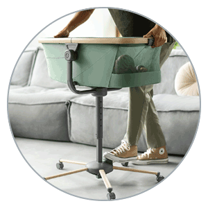 Maxi Cosi Alba All-in-one Bassinet - adjustable height
