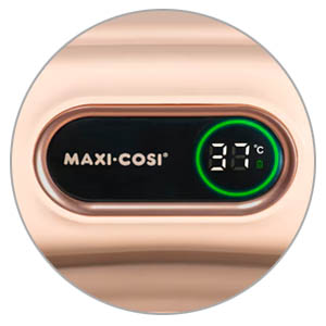 Built-in HighSense thermometer