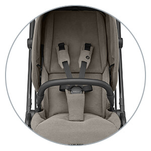 Maxi Cosi Leona Luxe Pushchair - comfortable seat