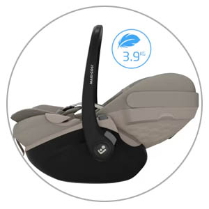 Lightweight at just 3.9 kg