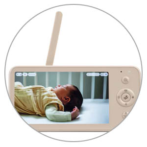 5.5’’ Ultra HD parent display