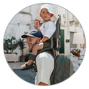 Minimeis G5 Shoulder Carrier - optional backpack