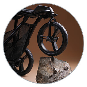 Mountain Buggy Swift - puncture-proof tyres