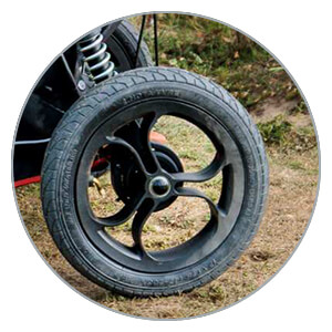 Out N About Nipper V6 - 12”  tyres with suspension