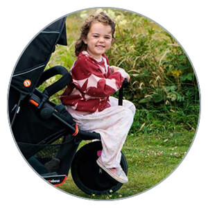 Out N About Nipper V6 - larger basket and convenient parking brake