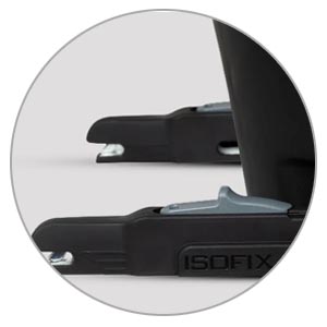 Integrated ISOFIX base