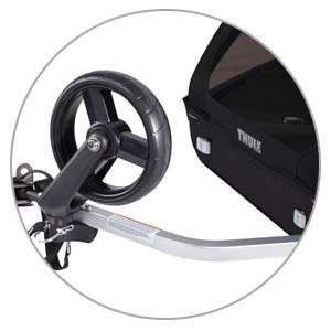 Integrated Strolling Wheel Storage