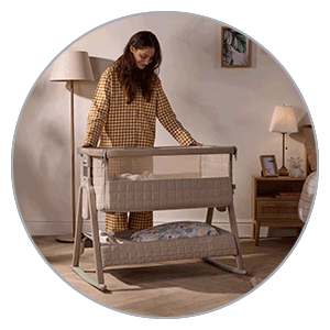 Tutti Bambini Cozee Sense Bedside Crib