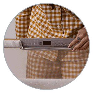 Tutti Bambini Cozee Sense Bedside Crib - sensory bar