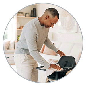 Uppababy Ciro Highchair - cleaning