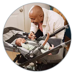 Uppababy CRUZ V3 - suitable from birth