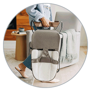 Uppababy Mira Bouncer - folding