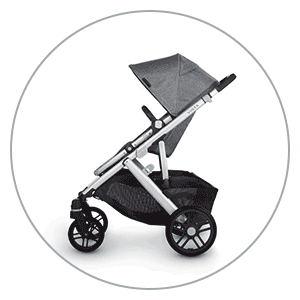 Uppababy Vista V2 Pram - multiple configurations