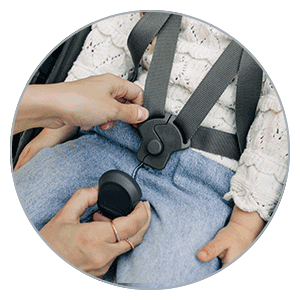 Uppababy Vista V3 - magnetic seat harness
