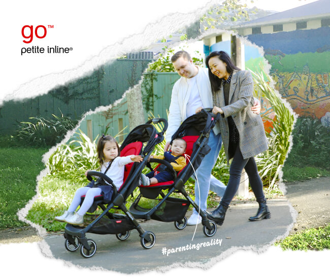 Phil and on sale teds triple stroller